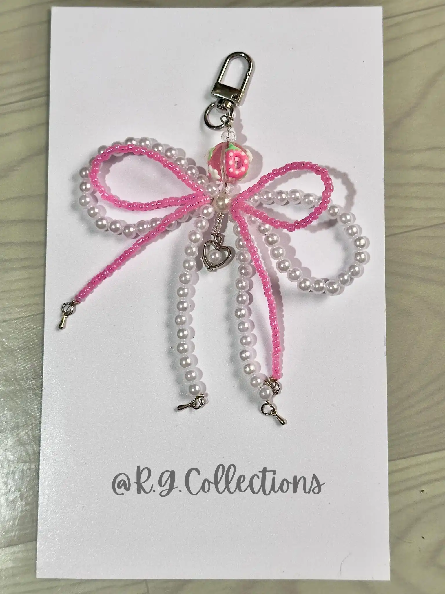 Bag ribbon keychains